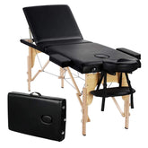 Black Adjustable Portable Massage Tattoo Table